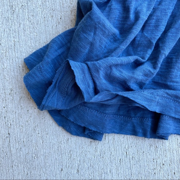 Free People blue empire waist tank size L - Picture 5 of 8